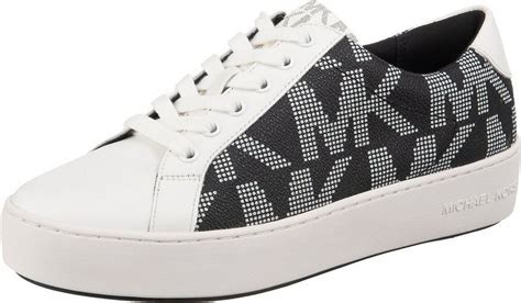 michael kors sneakers poppy lace up zwart|Michael Kors sneakers logo.